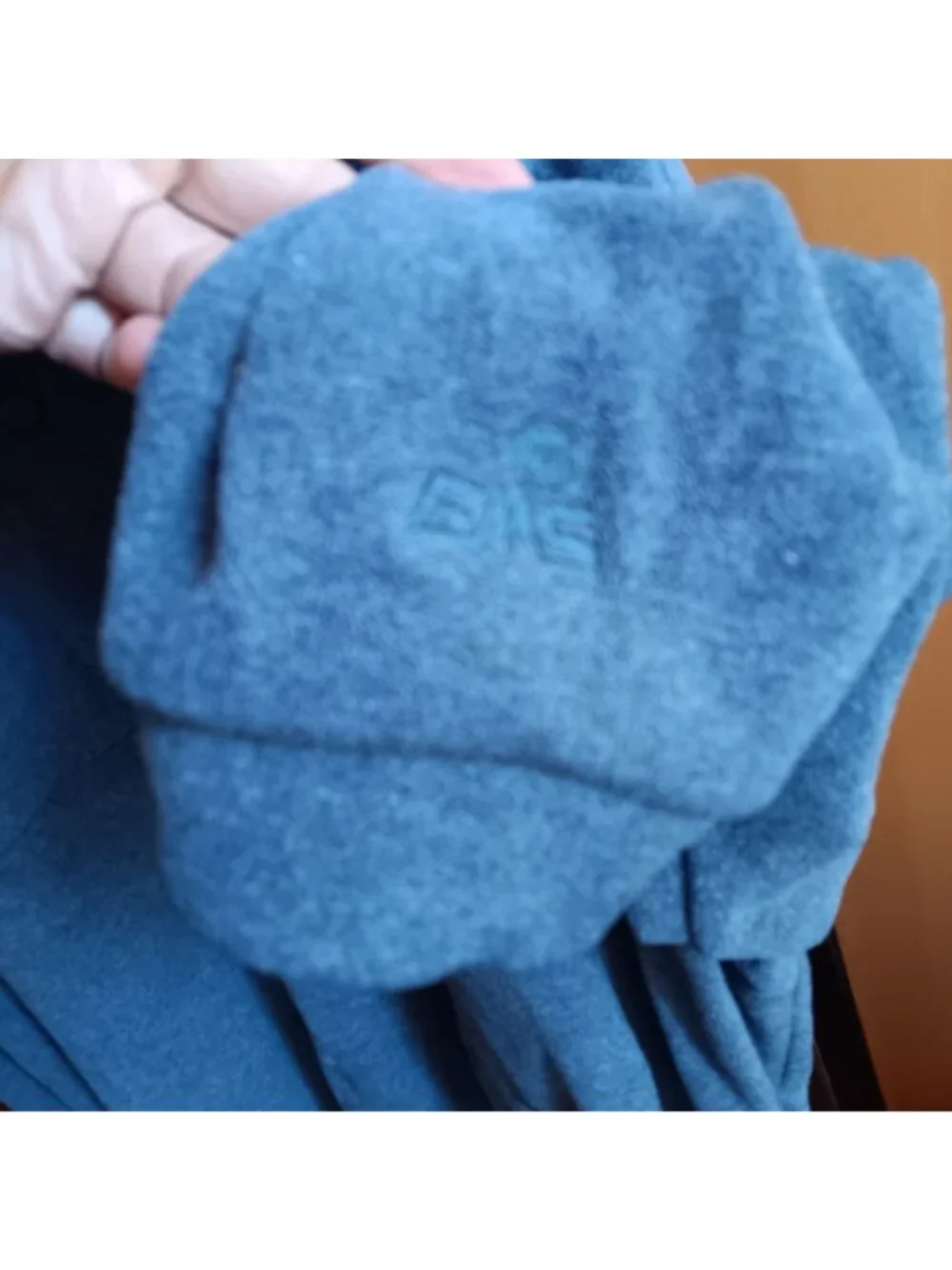 EMS XL Blue Fleece Pullover 1/2 Snap Vintage 1990's Hiking Jacket